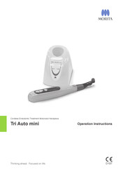 Morita Tri auto mini Operation Instructions Manual