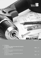 Telecom Behnke 21-2940-IP Instructions Manual