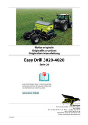 SKY Agriculture Easy Drill 3020-4020 Original Instructions Manual