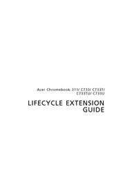 Acer Chromebook 311 Lifecycle Extension Manual