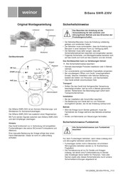 weinor The BiSens SWR-Solar Installation Instructions Manual