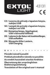 EXTOL LIGHT 43131 Translation Of The Original User Manual