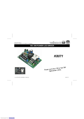 Velleman-Kit K8071 Illustrated Assembly Manual