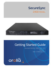 Orolia SecureSync 2400 Getting Started Manual