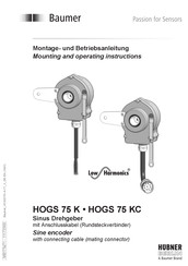 Baumer HOGS 75 KC Mounting And Operating Instructions