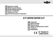 Cascade F Series Operator's Manual