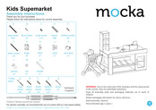 Mocka Kids Supemarket Assembly Instructions Manual