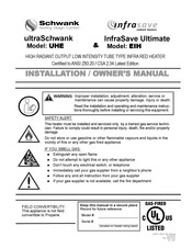 Schwank UHE Installation & Owner's Manual
