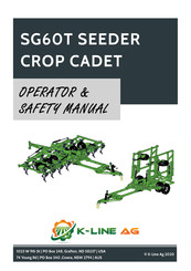 K-Line CROP CADET SG60T Operating & Safety Manual