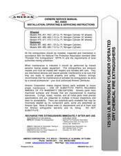 Amerex 481 Owner's Service Manual