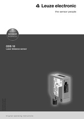 Leuze electronic ODS 10 Operating Instructions Manual
