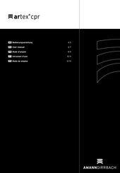 Amann Girrbach ARTEX cpr User Manual