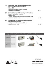 Kemper 620 01 Installation And Operating Instructions Manual