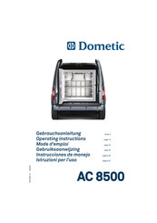 Dometic AC 8500 Operating Instructions Manual