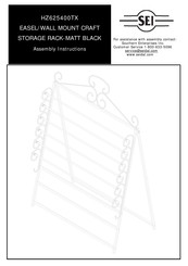 Sei HZ625400TX Assembly Instructions