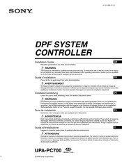 Sony UPA-PC700 Installation Manual