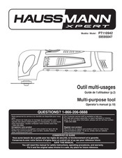 Haussmann Xpert PT110942 Operator's Manual