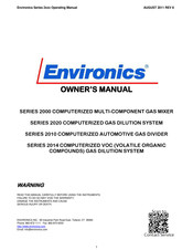 Environics 2020 Series Owner's Manual