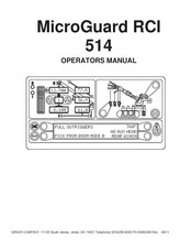 GREER Company MicroGuard RCI 514 Operator's Manual
