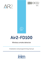 INIM Electronics Air2-FD100 Installation And Programming Manual