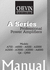 Chevin A Series Manual
