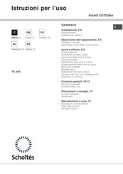 SCHOLTES TIL 642 Operating Instructions Manual