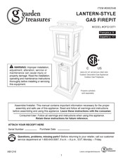 Garden Treasures OFG133T1 Manual
