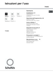 SCHOLTES TI 6533/HA Operating Instructions Manual