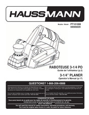 Haussmann PT101008 Operator's Manual