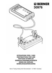 Berner L1 Instructions For Use Manual