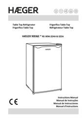 HAEGER 90D&E RE-90W.025A Instruction Manual