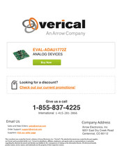 Analog Devices EVAL-ADAU1772Z User Manual