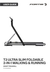 Fortis T3 ULTRA SLIM FOLDABLE 2-IN-1 WALKING & RUNNING User Manual