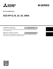 Mitsubishi Electric SVZ-KP12NA Operation Manual