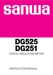 Sanwa DG525 Instruction Manual