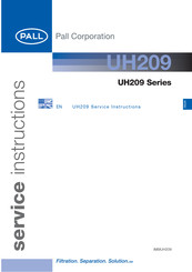 Pall UH209 Series Service Instructions Manual