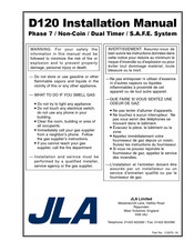 JLA D120 Installation Manual