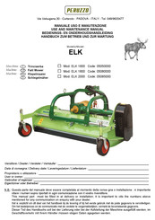 Peruzzo ELK 1800 Use And Maintenance Manual