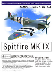CYmodel Spitfire mk IX CY8144 Assembly Instructions Manual