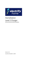 Electrify America EA2R040JPA10-00 Installation And Operation Manual