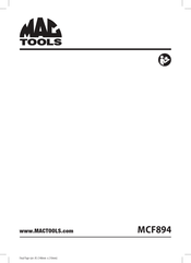 MAC TOOLS MCF894 Original Instructions Manual