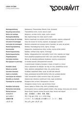 DURAVIT Happy D.2 700320 Mounting Instructions