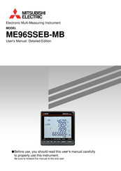 Mitsubishi Electric ME96SSEB-MB User Manual