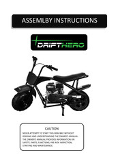 Princess auto Drift hero Assembly Instructions Manual