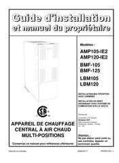 ICP LBM120 Installation Instructions And Homeowner's Manual