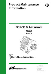 Ingersoll-Rand FA10i Product Maintenance Information