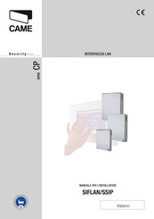 CAME Security line SSIP Installer Manual