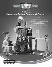 Fisher-Price Mountain Action Command Center MISSION SELECT RESCUE HEROES B2497 Instruction Sheet