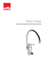 Oras Vega 1825FGG Installation And Maintenance Manual