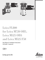 Leica FL800 User's Manual & Installation Instructions